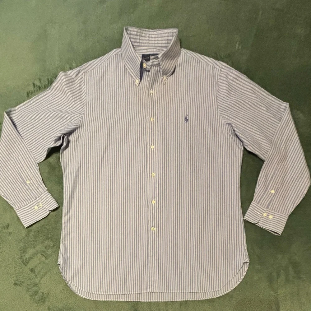 Polo Ralph Lauren L/S, Cotton, Button Down Shirt. Size: 16 1/2 <34/35> (4407) - Picture 2 of 9